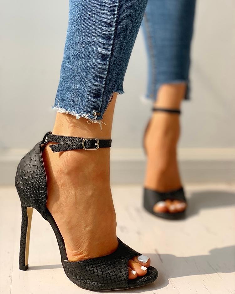 The Tamarama Peep-Toe Platform Sandal by WentSchmick