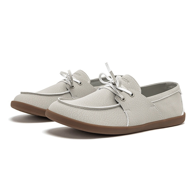 The Mentone Lace-Up Leather Patchwork Loafer by WentSchmick
