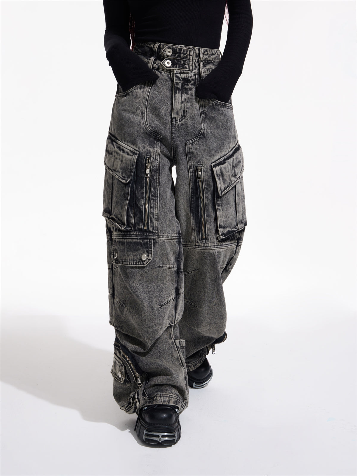 The Brunswick Multi-Pocket Wide-Leg Jeans by WentSchmick