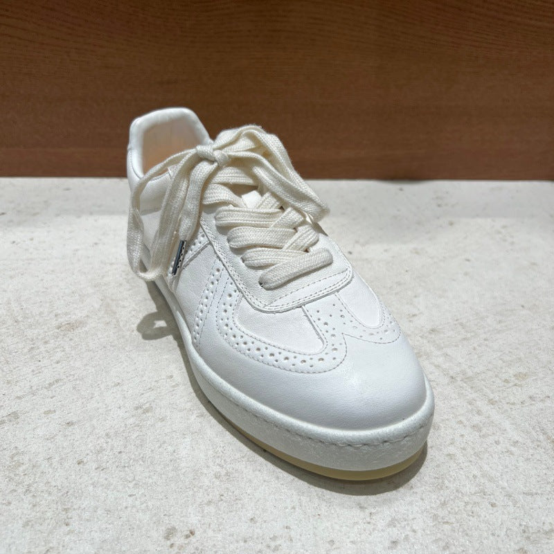 The Caloundra Leather Platform Sneaker by WentSchmick
