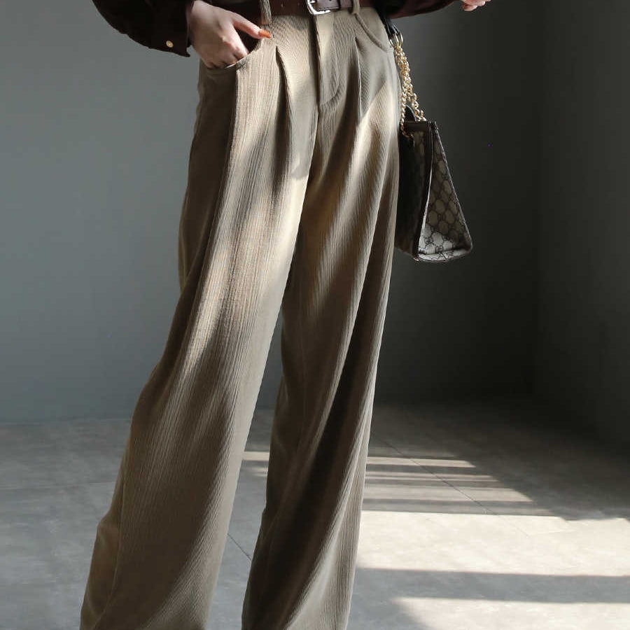 The Castlemaine Corduroy Wide-Leg Pants by WentSchmick