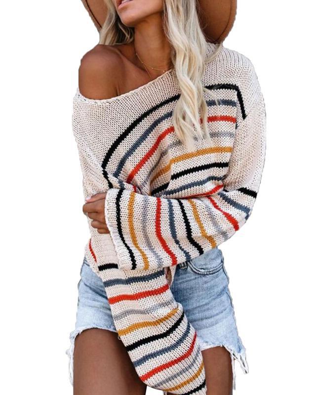 The Sorrento Striped Knit Sweater by WentSchmick