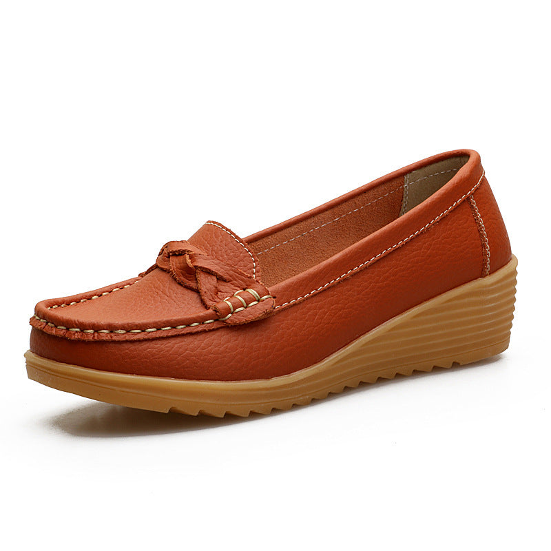 The Noosa Leather Wedge Loafer by WentSchmick