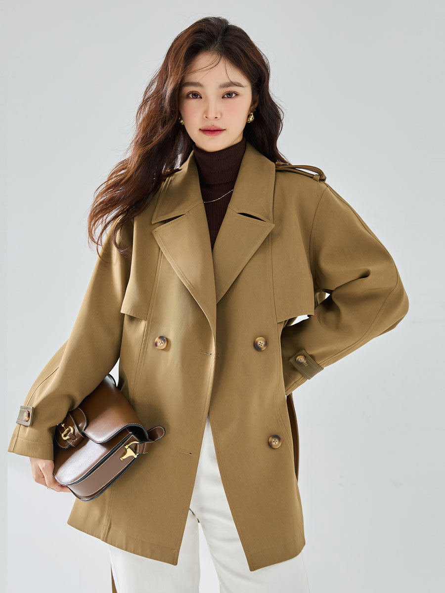 The Manuka Short Trench Coat by WentSchmick