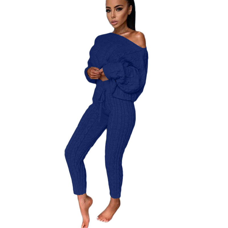 The Healesville Knit Cardigan Tracksuit Set by WentSchmick