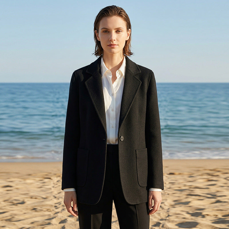 The Darling Point Double-Breasted Wool Coat by WentSchmick
