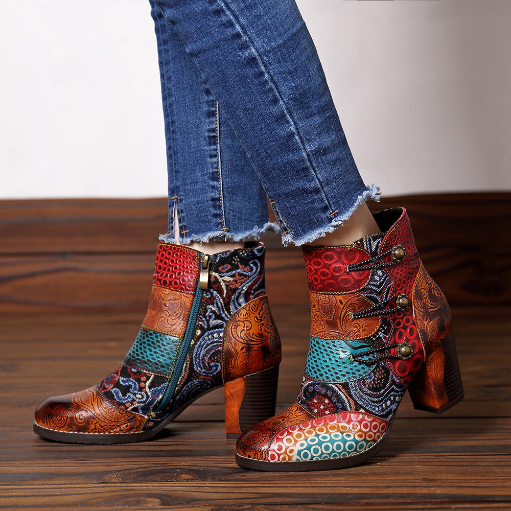 The Fitzroy Vintage Leather Ankle Boot by WentSchmick