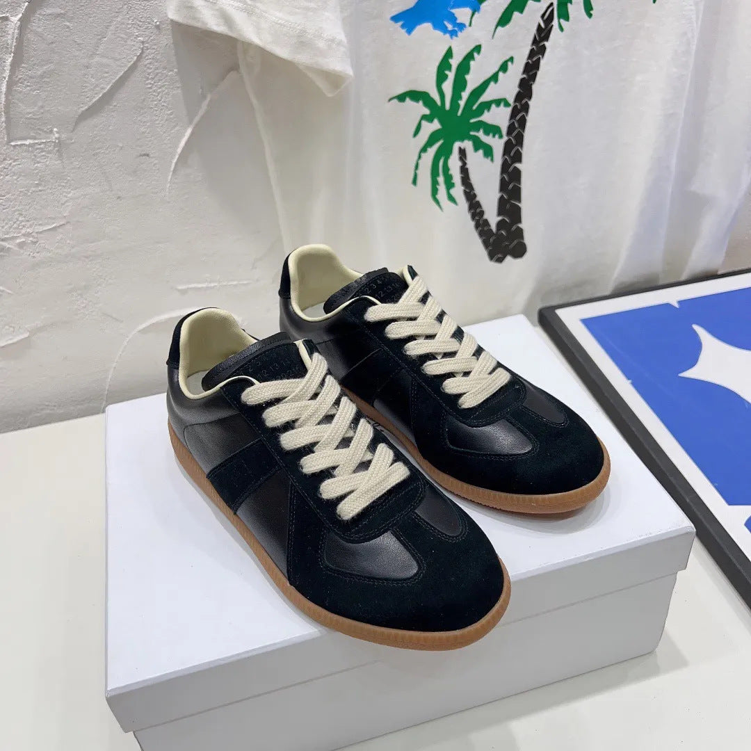 The Curl Curl Soft Leather Lace-Up Sneaker by WentSchmick