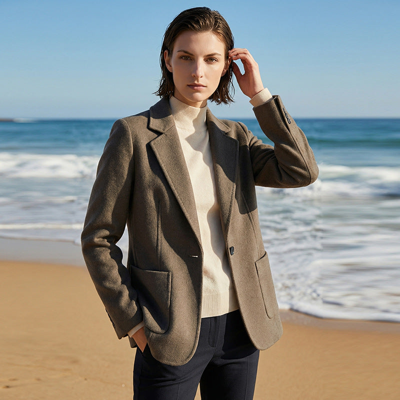 The Darling Point Double-Breasted Wool Coat by WentSchmick