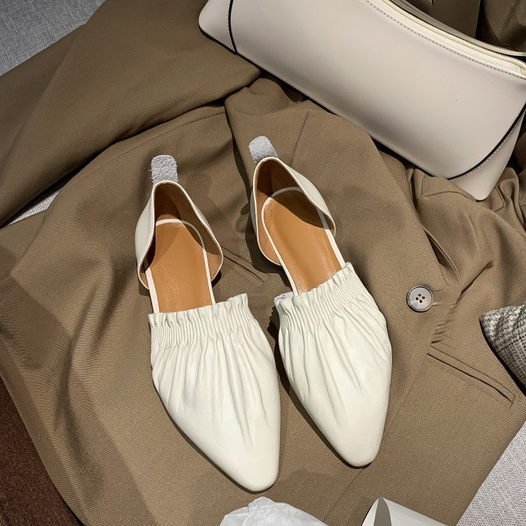 The Robe Cut-Out Leather Toe Cap Sandals by WentSchmick