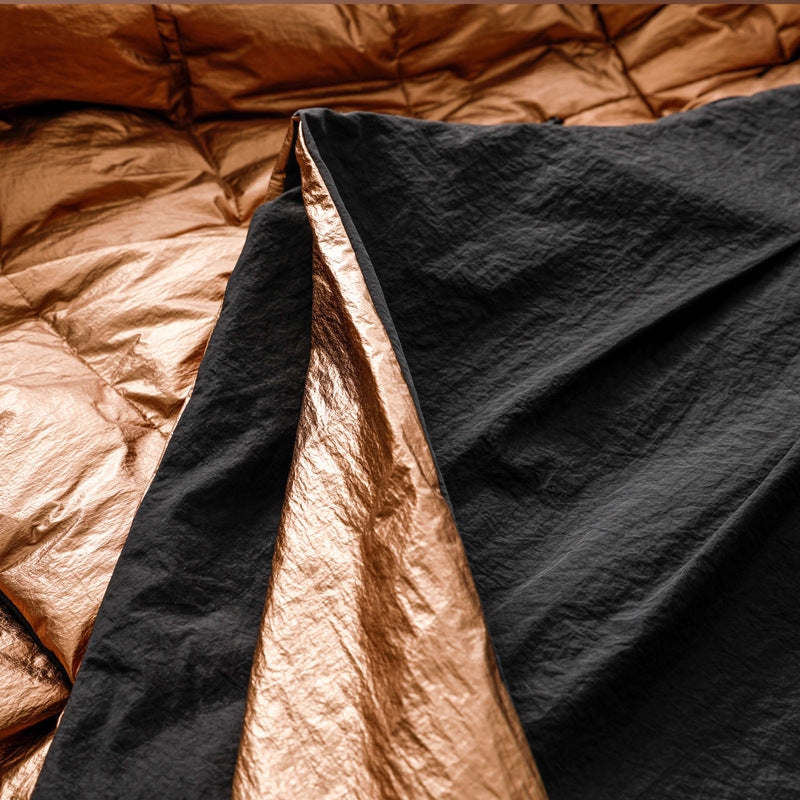 The Clare Glossy Reversible Down Coat by WentSchmick