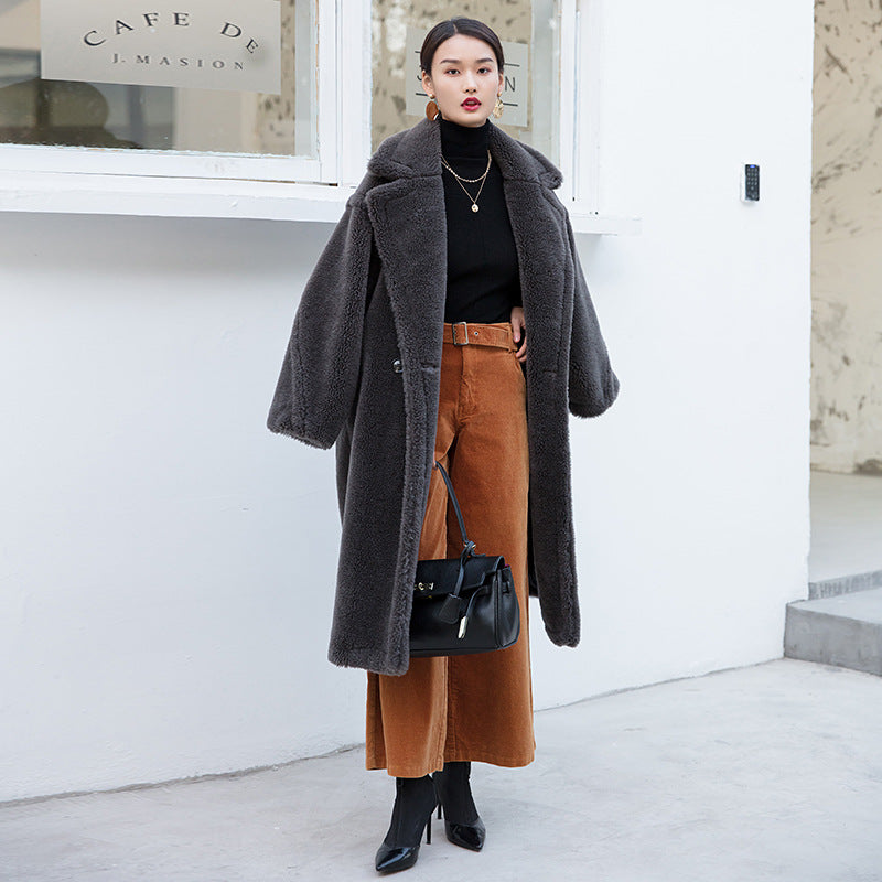 The Northwood Relaxed Grey Wool Coat by WentSchmick
