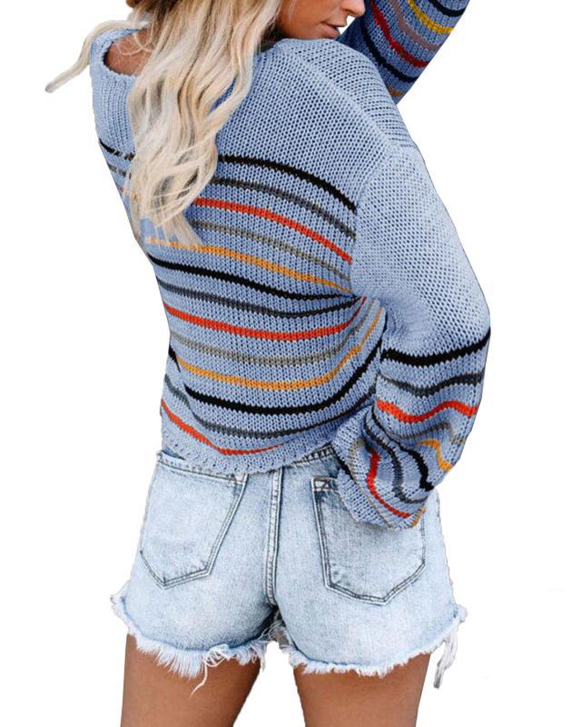 The Sorrento Striped Knit Sweater by WentSchmick
