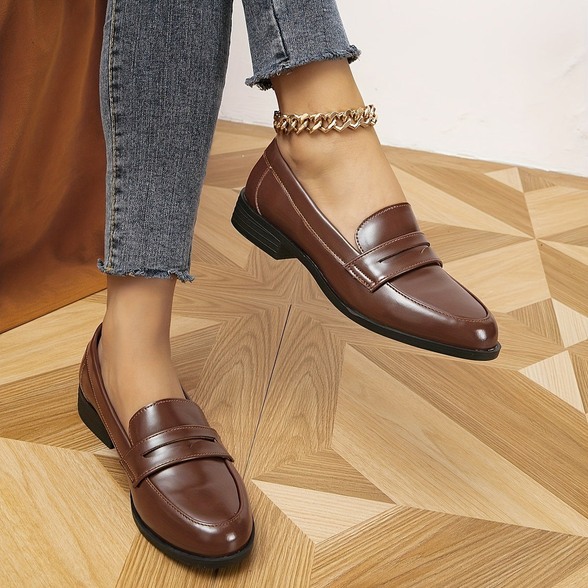 The Middle Park Wedge Heel Loafer by WentSchmick