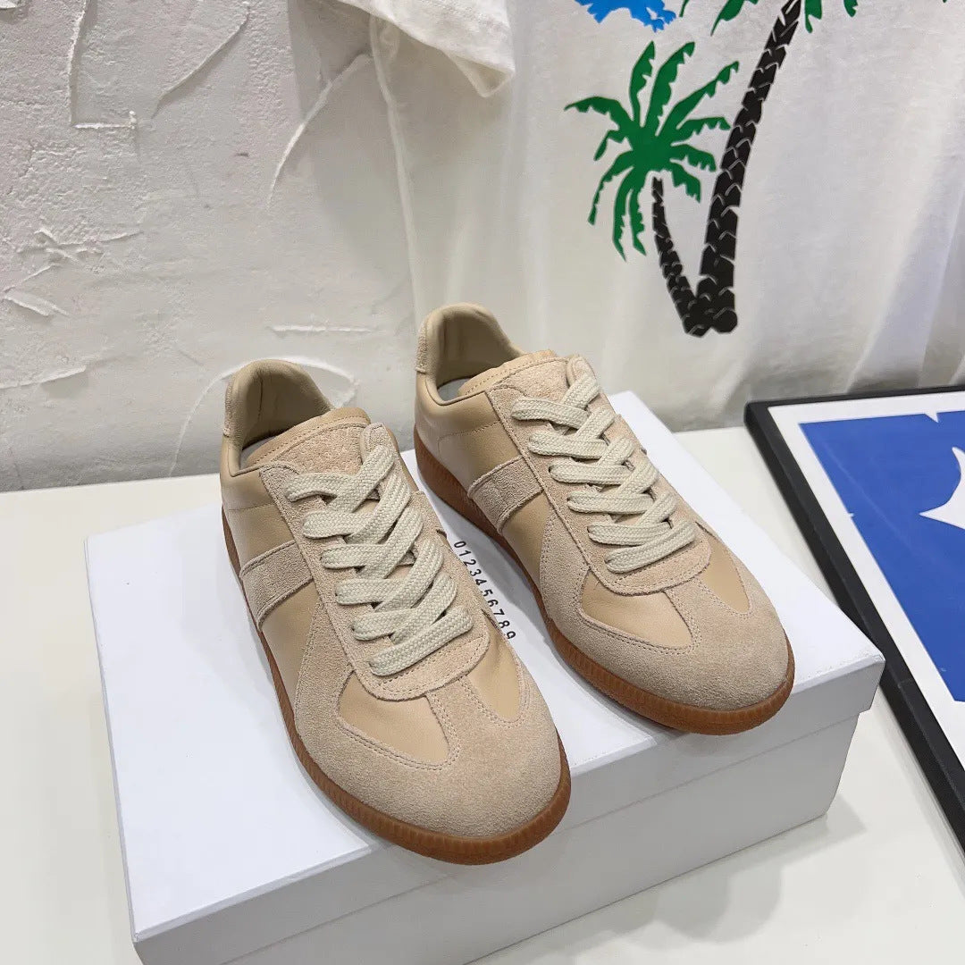 The Curl Curl Soft Leather Lace-Up Sneaker by WentSchmick
