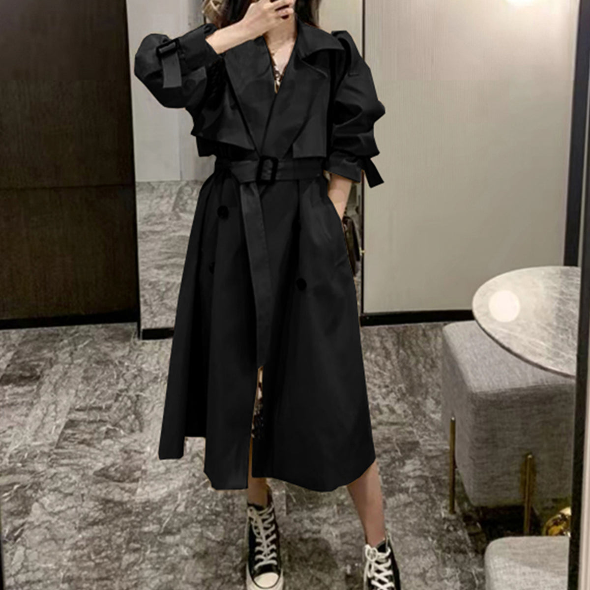 The Milsons Point Double-Breasted Trench Coat by WentSchmick