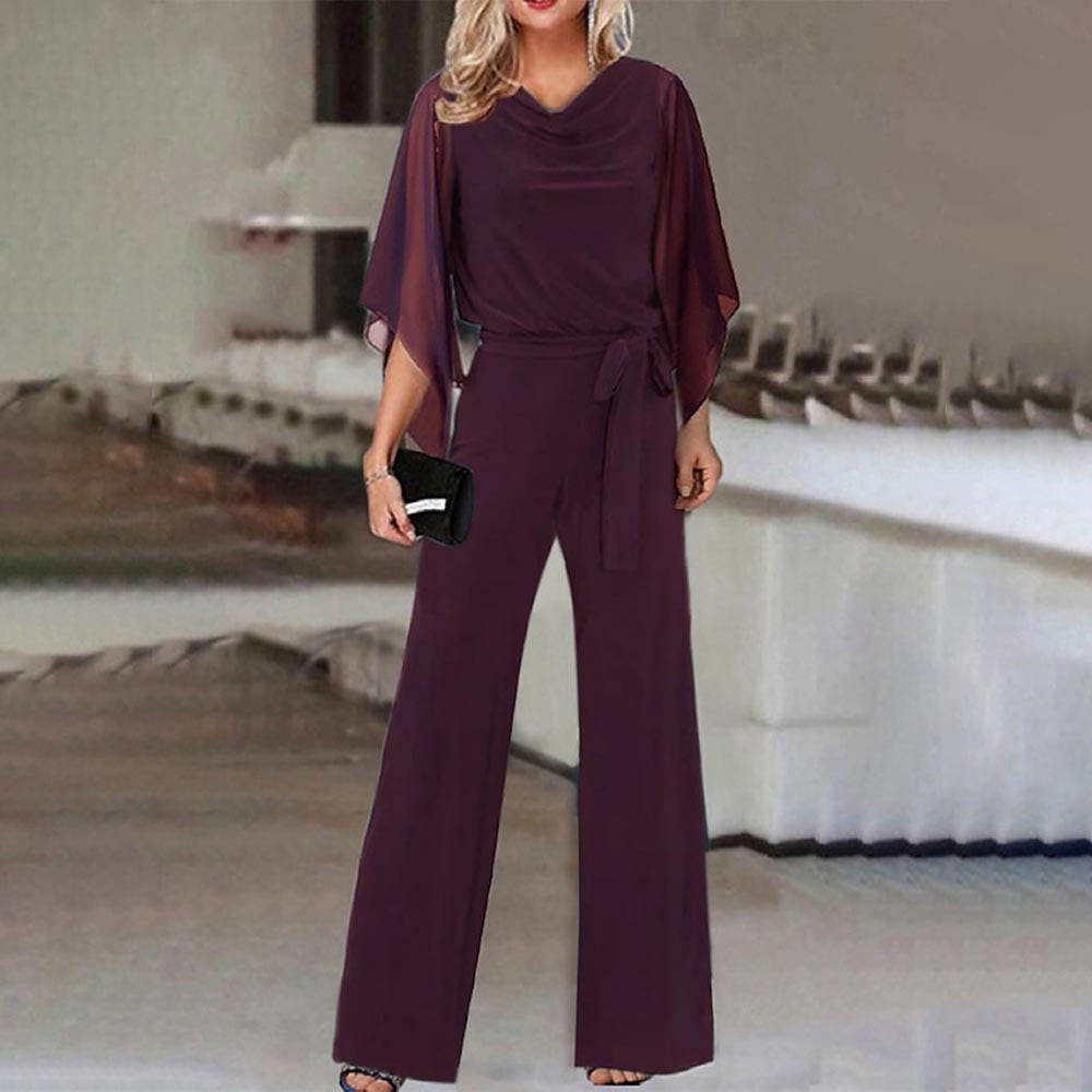 The Sanctuary Cove Lace-Up Straight-Leg Jumpsuit by WentSchmick