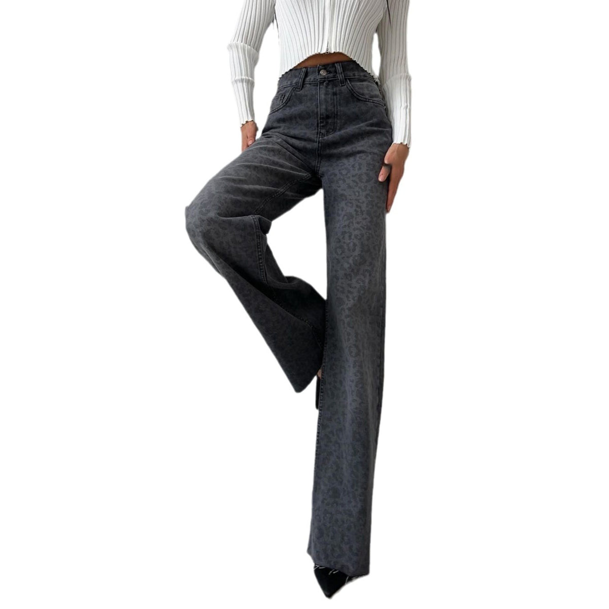 The Albert Park Leopard Slim Jeans by WentSchmick