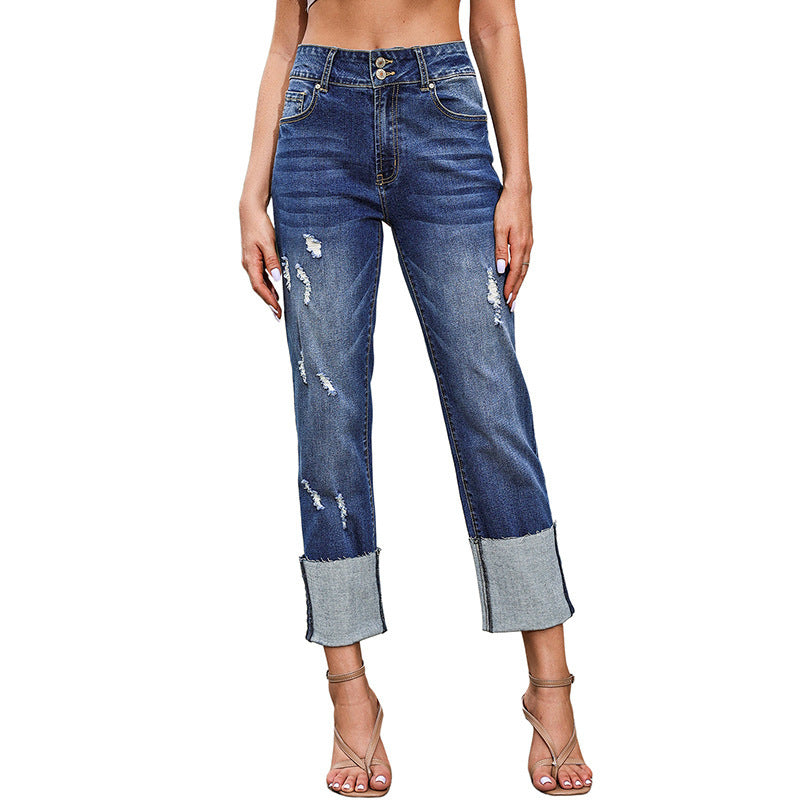 The Stanmore Ripped Cropped Harem Pants by WentSchmick