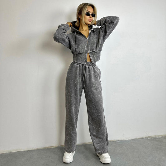 The Yarraville Distressed Hoodie Set by WentSchmick