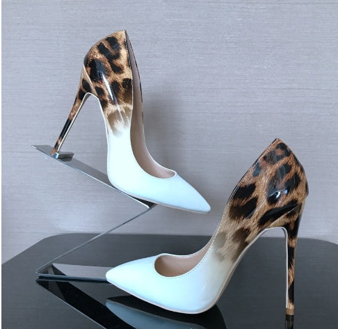 The Potts Point Leopard Trim Pointed Stiletto by WentSchmick