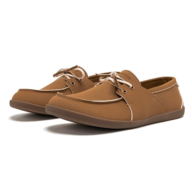 The Mentone Lace-Up Leather Patchwork Loafer by WentSchmick