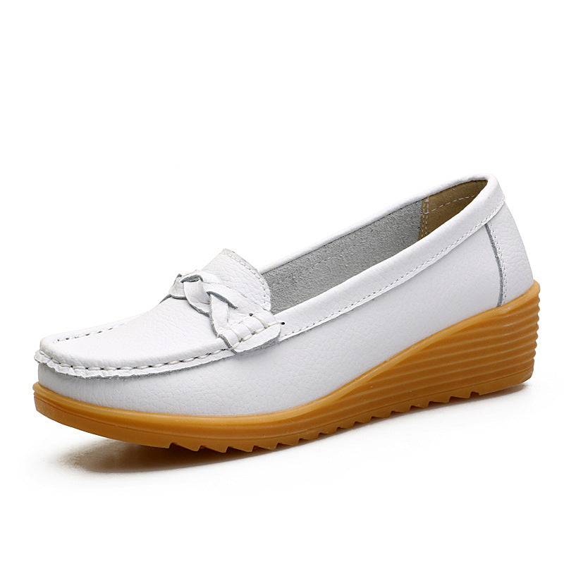 The Noosa Leather Wedge Loafer by WentSchmick