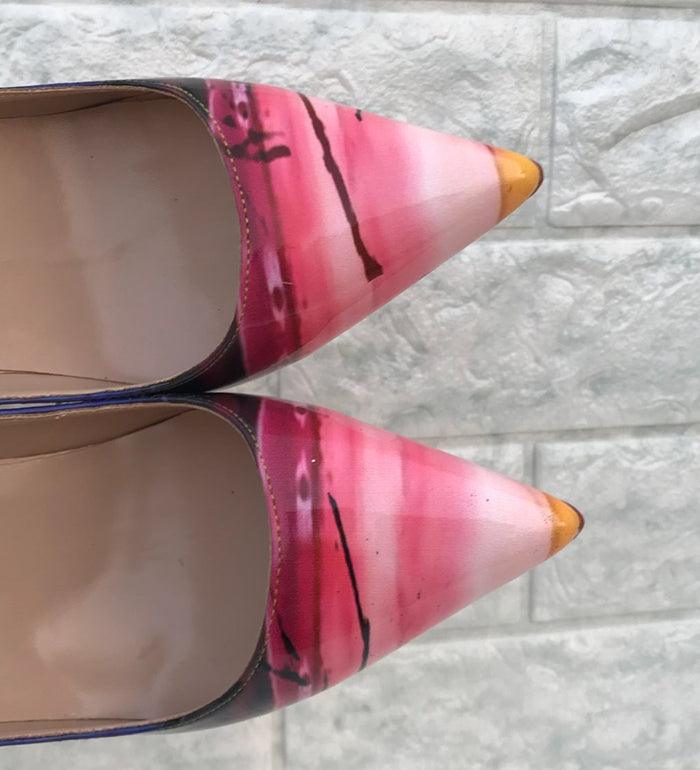 The Newtown Graffiti Pointed Stiletto by WentSchmick