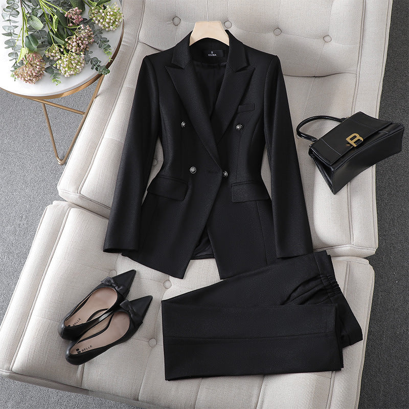 The Circular Quay Cropped Trouser Suit by WentSchmick
