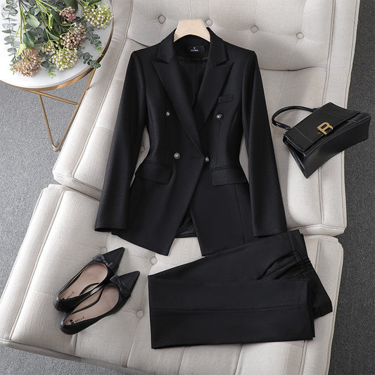 The Circular Quay Cropped Trouser Suit by WentSchmick