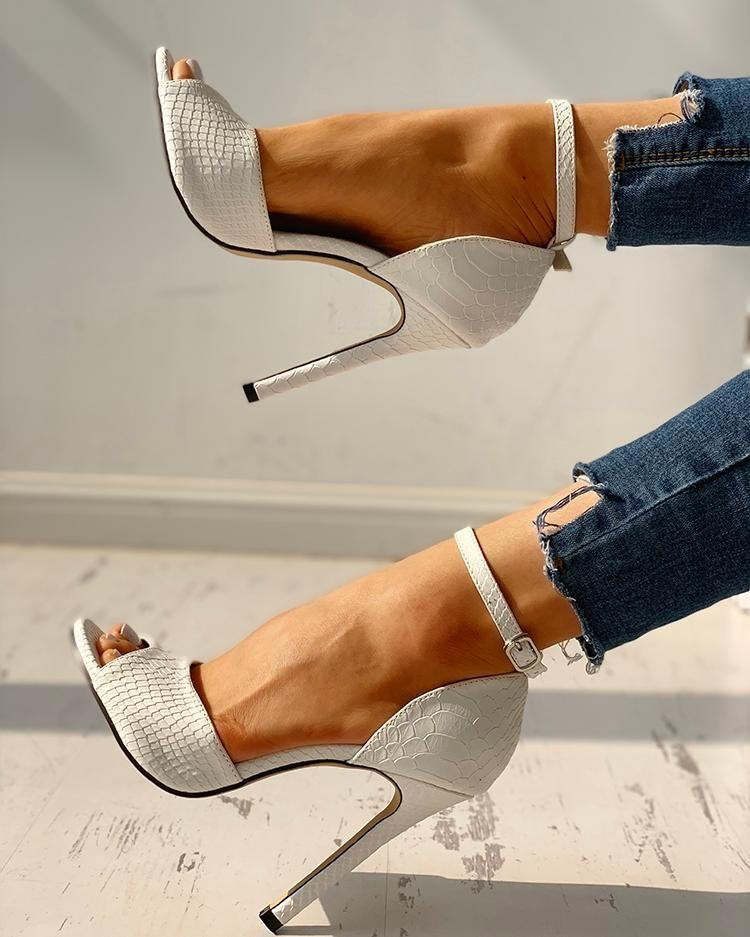 The Tamarama Peep-Toe Platform Sandal by WentSchmick