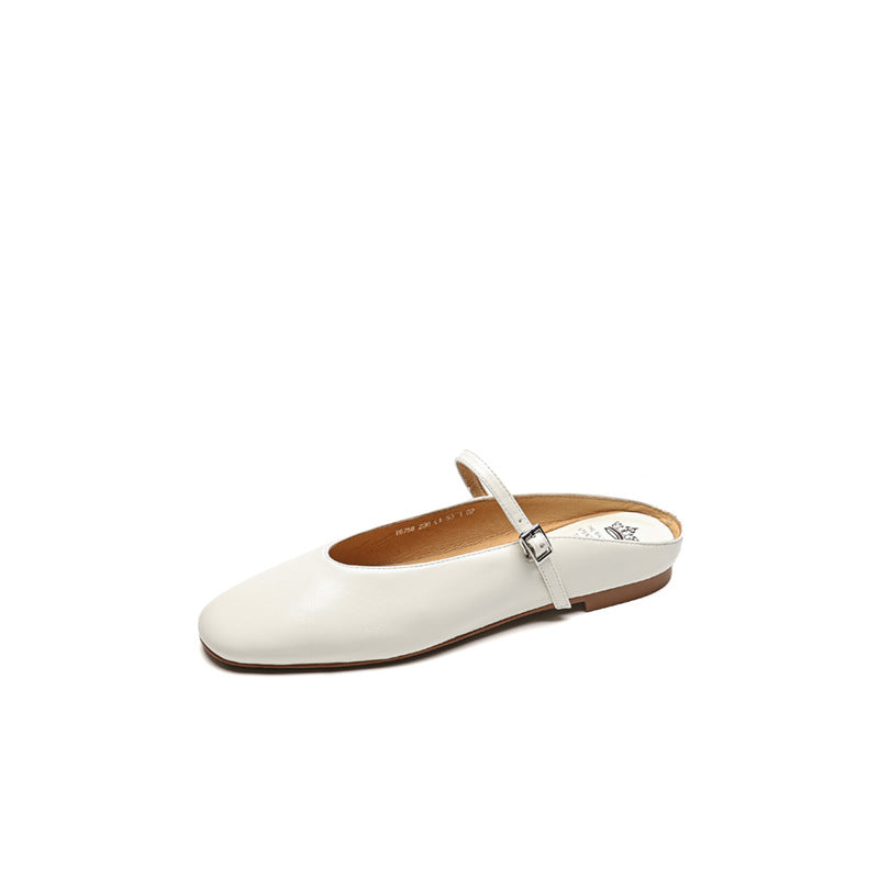 The Watsons Bay Soft Leather Closed-Toe Mule by WentSchmick