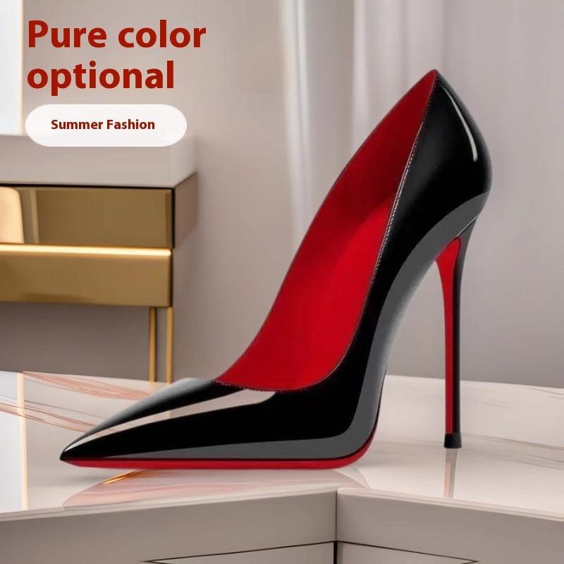 The Dalkeith Patent Stiletto Pumps by WentSchmick