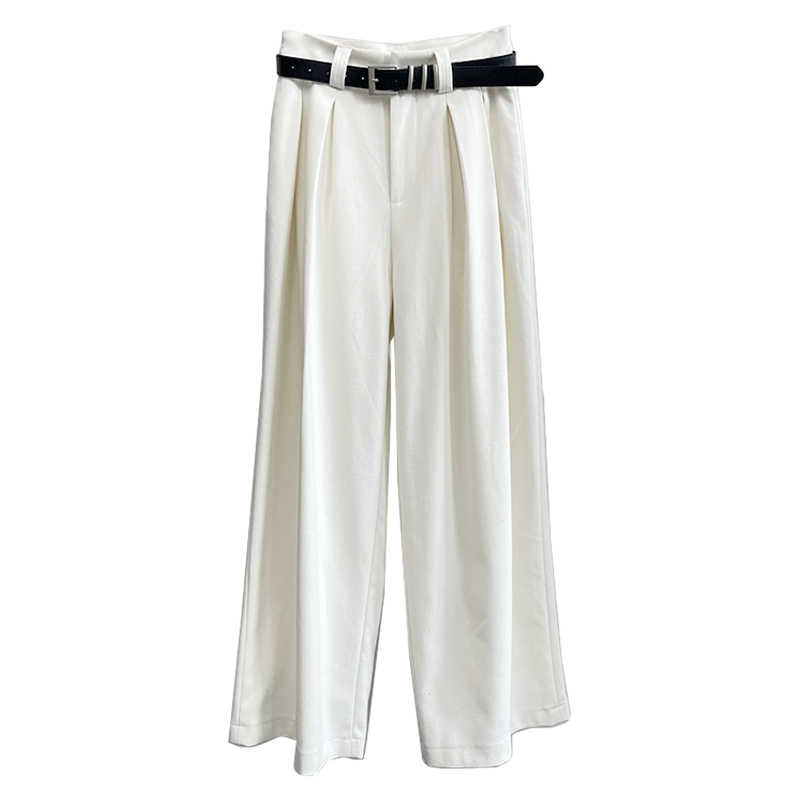 The Bellevue Hill Cream High-Waist Wide-Leg Pants by WentSchmick