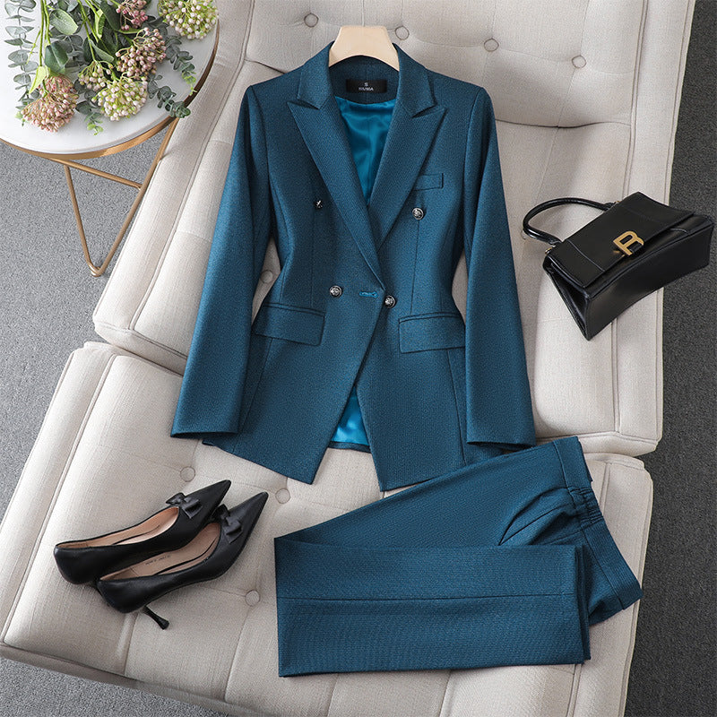 The Circular Quay Cropped Trouser Suit by WentSchmick