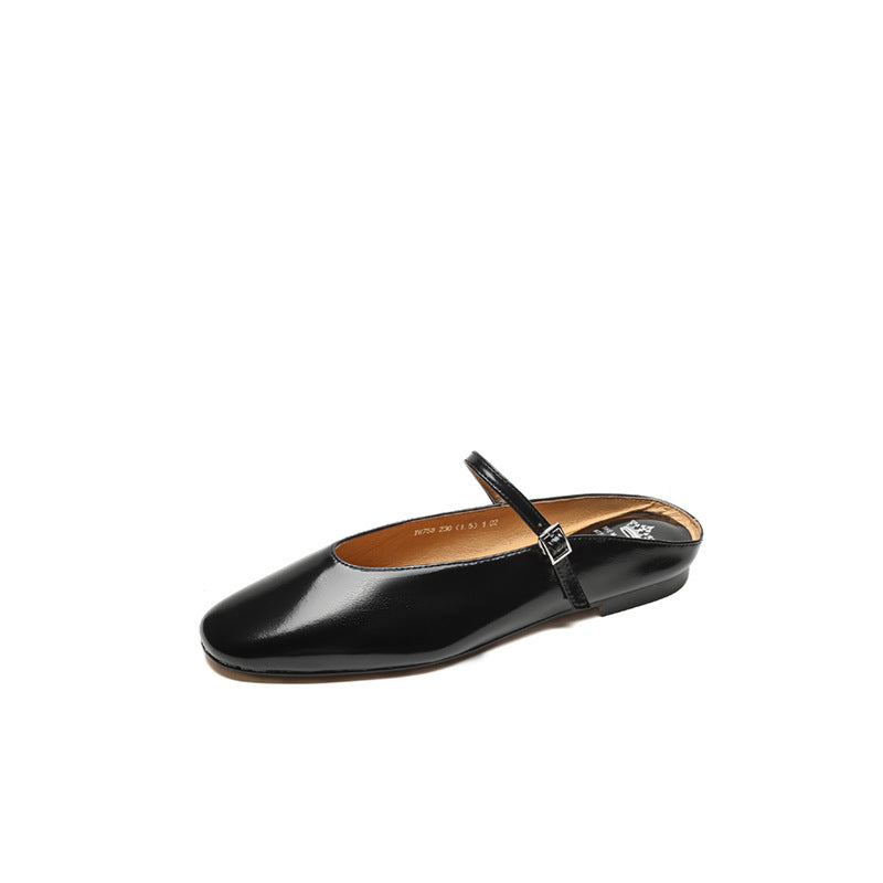 The Watsons Bay Soft Leather Closed-Toe Mule by WentSchmick
