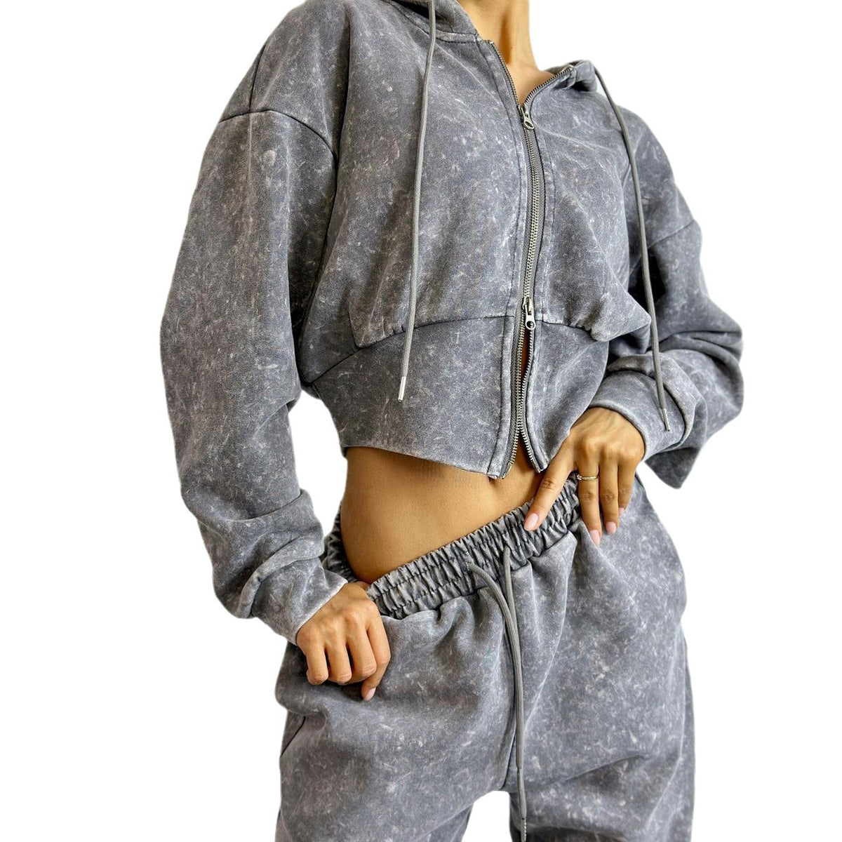 The Yarraville Distressed Hoodie Set by WentSchmick