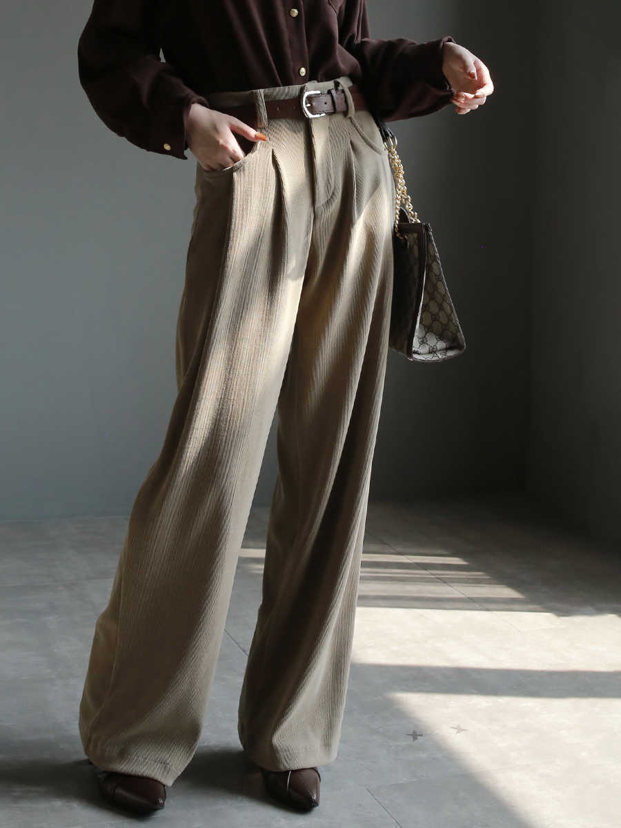 The Castlemaine Corduroy Wide-Leg Pants by WentSchmick