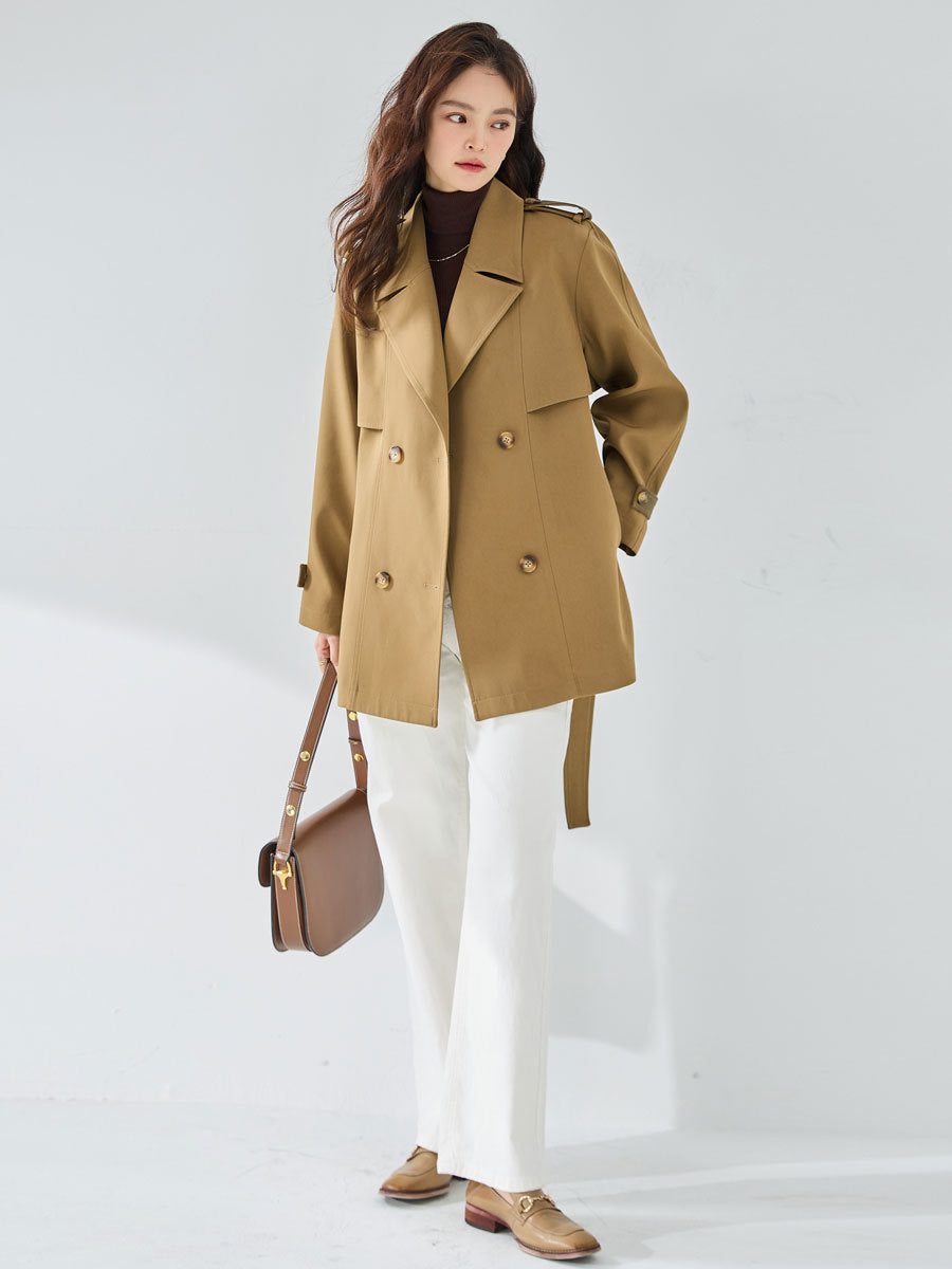 The Manuka Short Trench Coat by WentSchmick