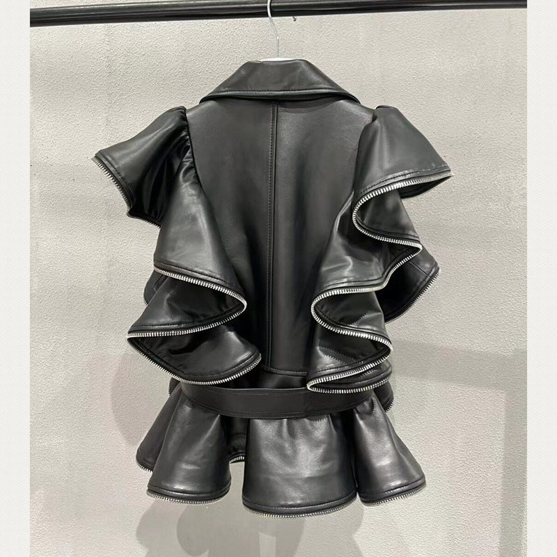 The Mudgee Sheepskin Leather Vest by WentSchmick