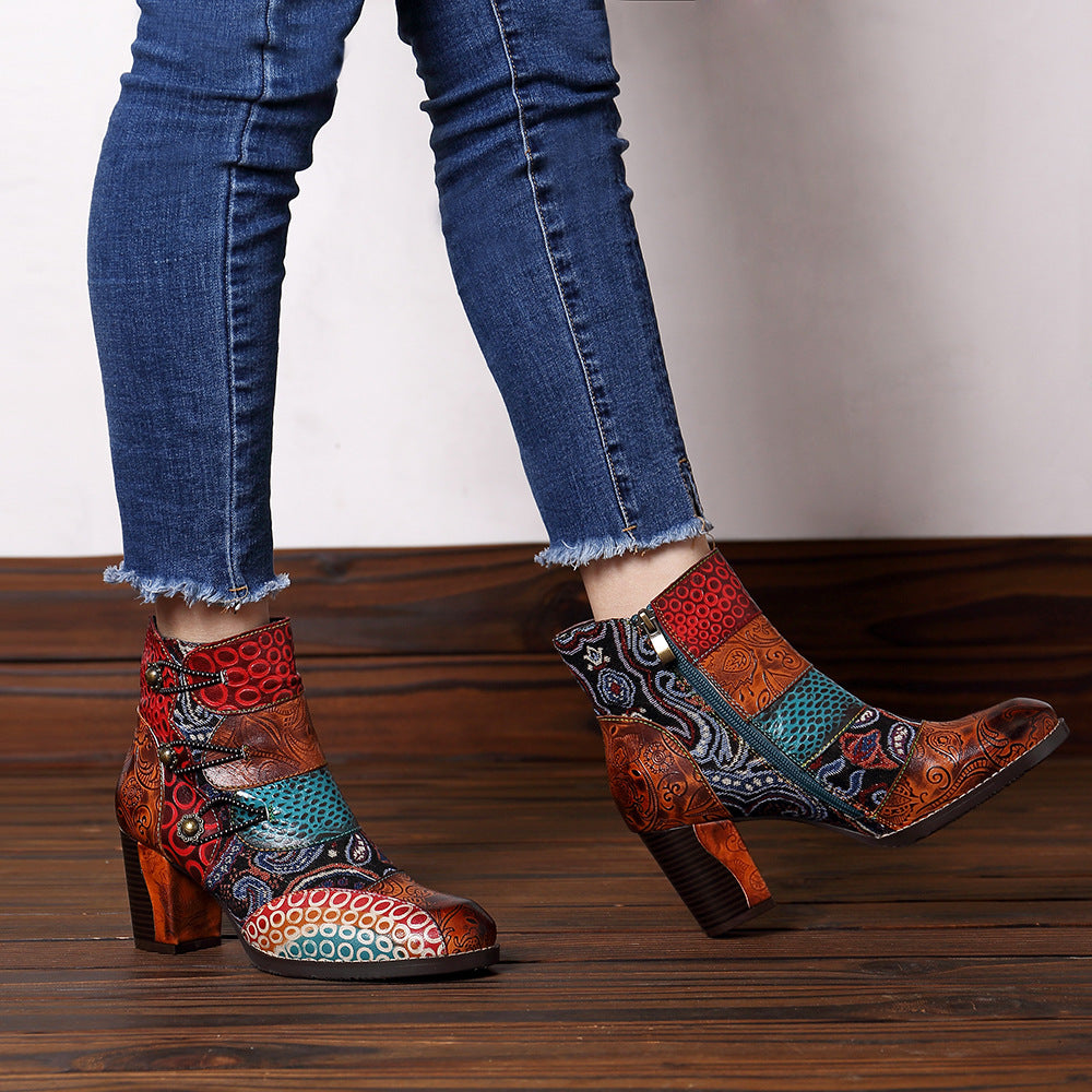 The Fitzroy Vintage Leather Ankle Boot by WentSchmick