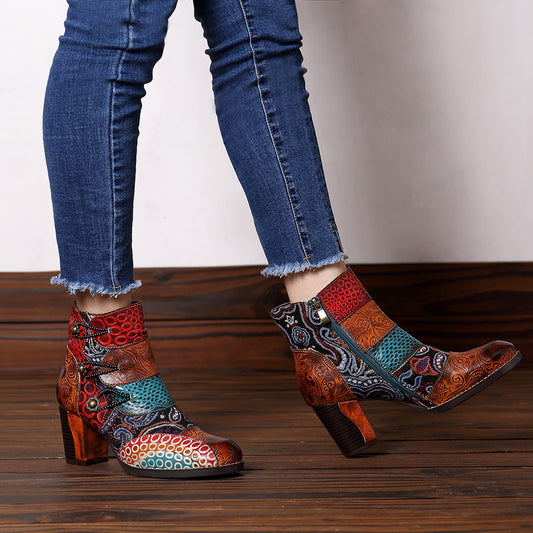 The Fitzroy Vintage Leather Ankle Boot by WentSchmick