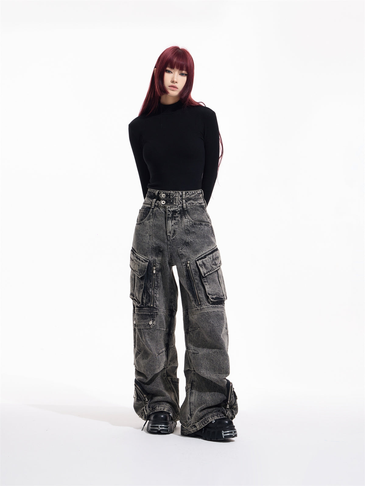 The Brunswick Multi-Pocket Wide-Leg Jeans by WentSchmick