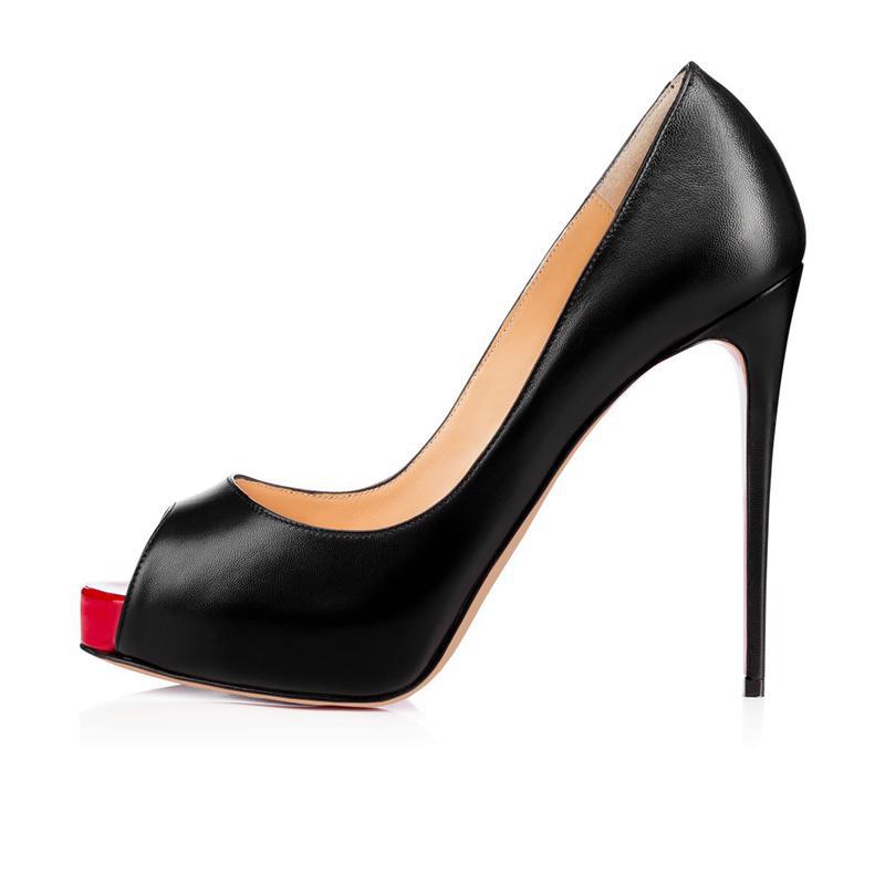 The Mooloolaba Peep-Toe Platform Stilettos by WentSchmick