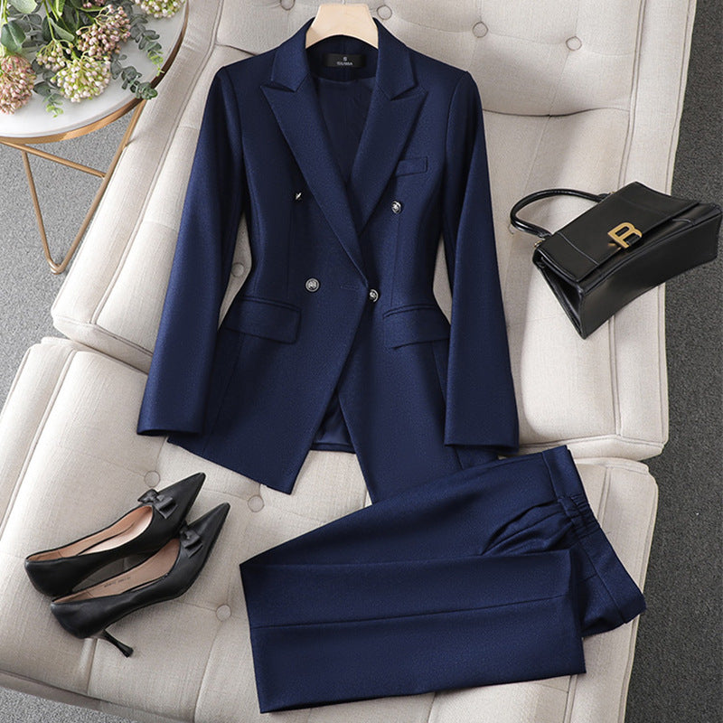 The Circular Quay Cropped Trouser Suit by WentSchmick