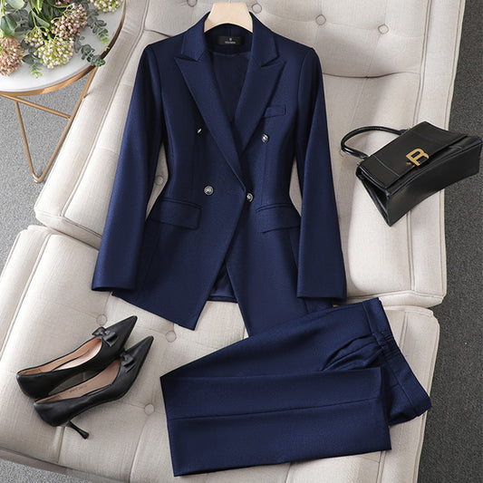 The Circular Quay Cropped Trouser Suit by WentSchmick