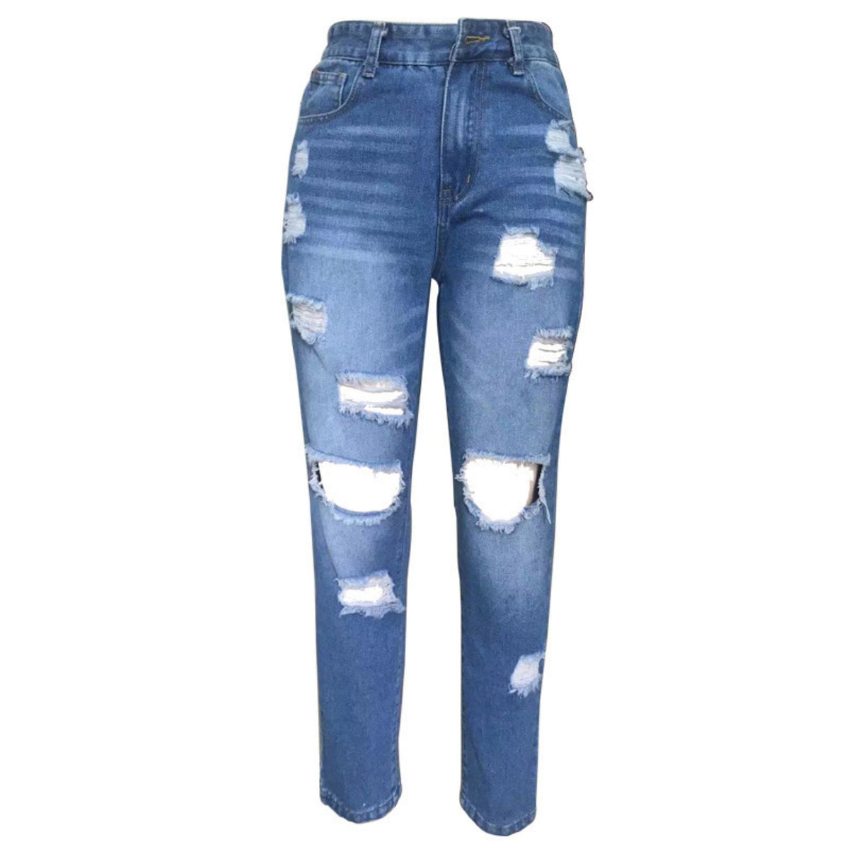 The Longueville Ripped Slim-Fit Jeans by WentSchmick