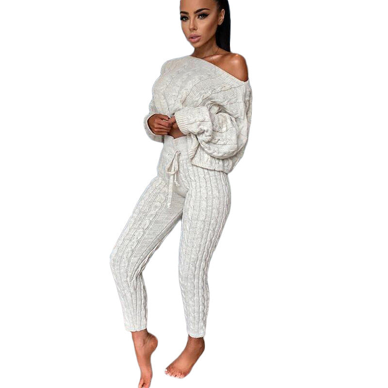 The Healesville Knit Cardigan Tracksuit Set by WentSchmick