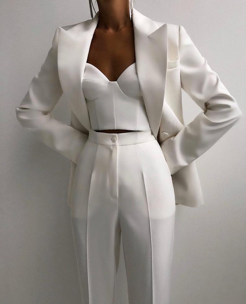 The Willoughby Peaked Lapel Double-Breasted Suit by WentSchmick