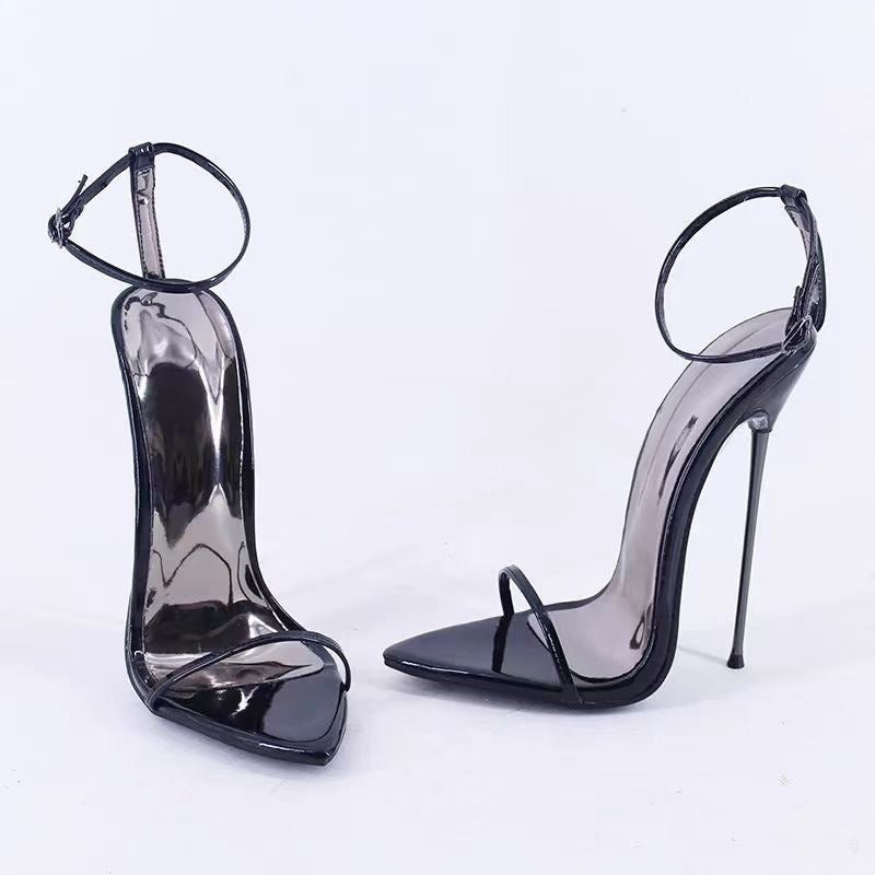 The Burnside Pointed Patent Stilettos by WentSchmick